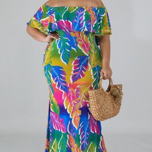 Multi-Color Maxi Dress